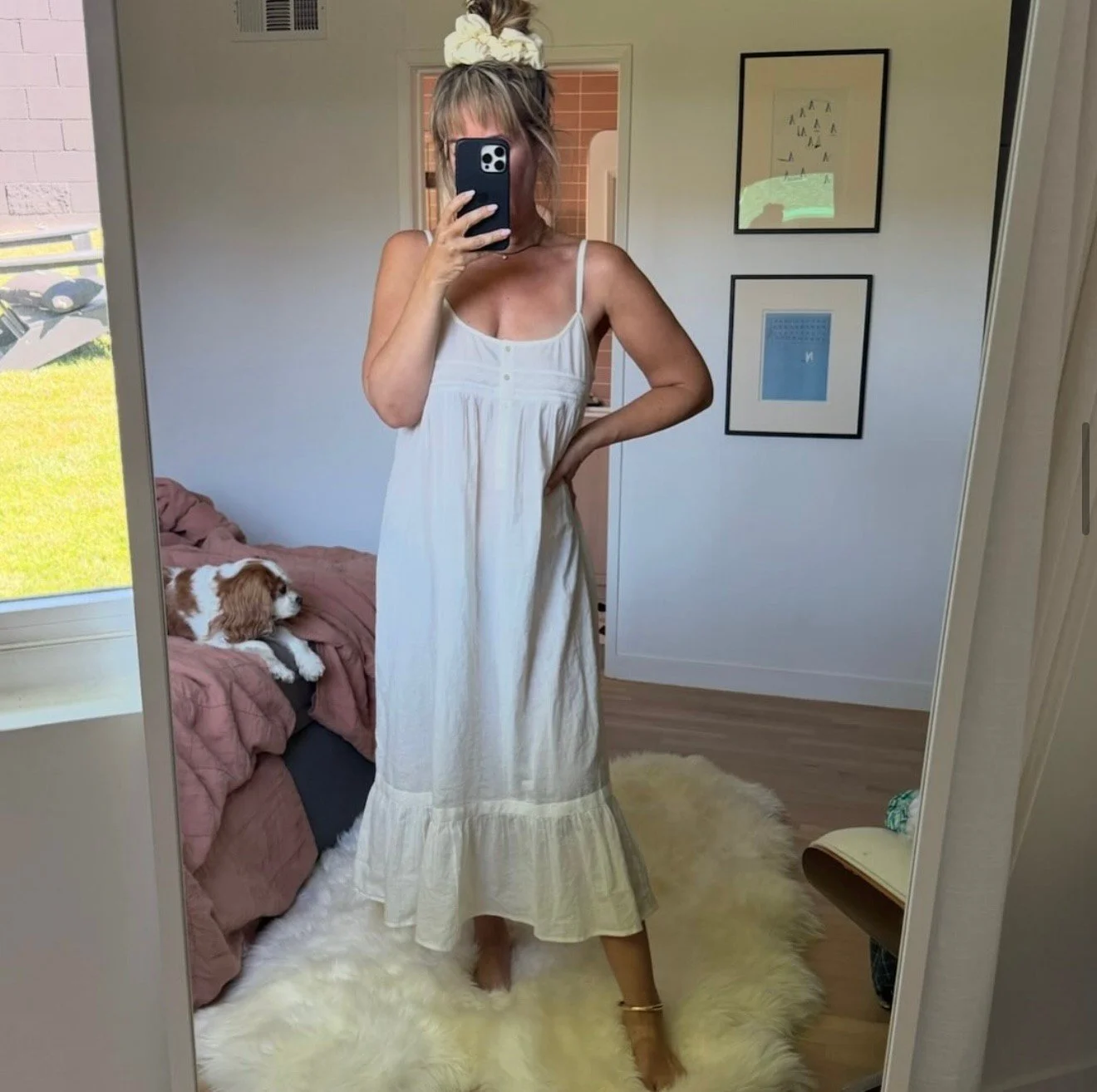 We need to discuss sheer, flowy nightgowns for just a sec. Are they matronly and LHOTP (little house on the prairie)? Or are they actually the perfect blend of comfortable and understatedly sexy so you can feel as though you&rsquo;ve not given up WHI