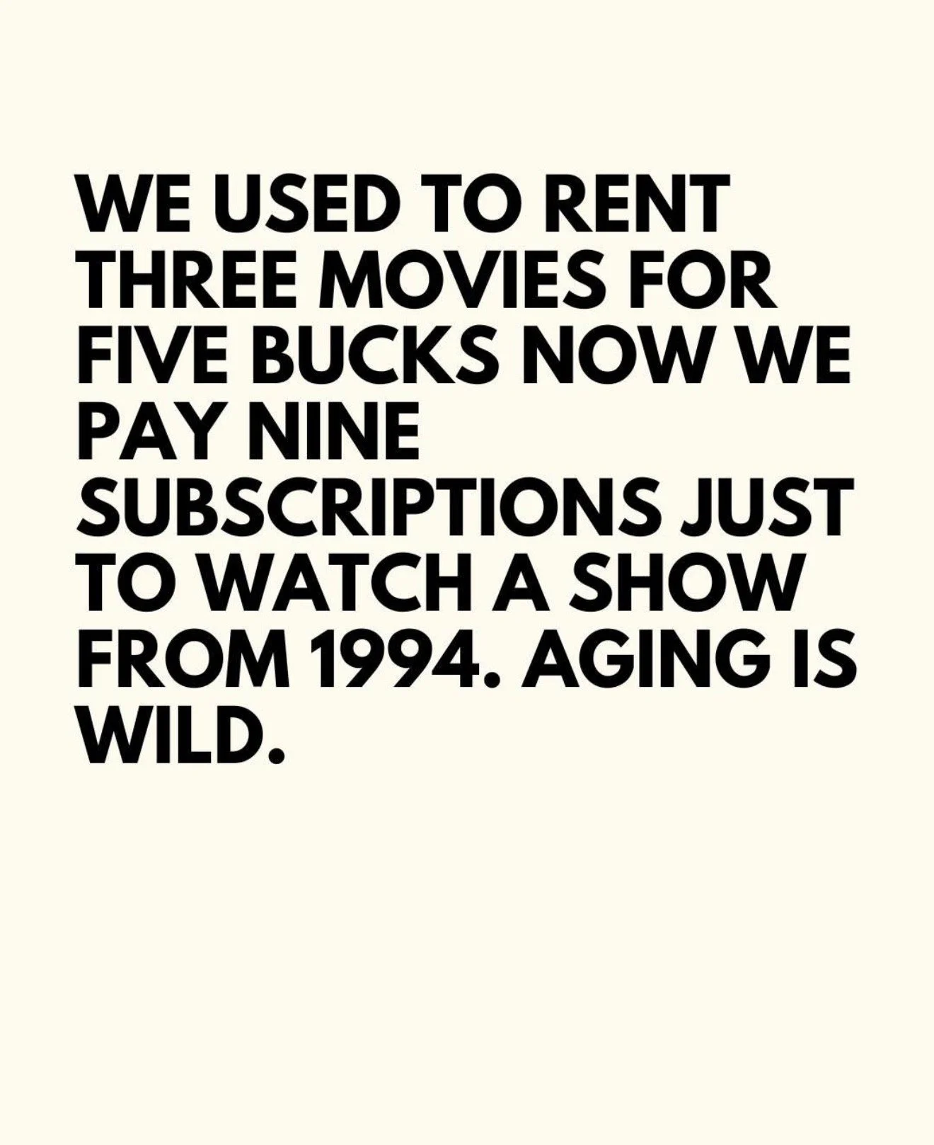 Friends, Frasier, ER, Mad About You. Repeat. You?
#LetsTalkCandidly
Via @over40vibes