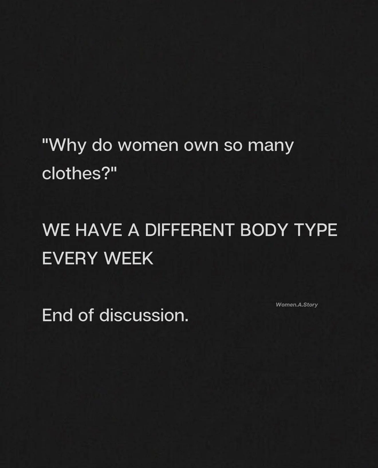 Not NOT true. 

#LetsTalkCandidly
Via @women.a.story