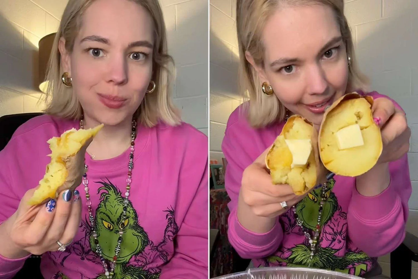 If you&rsquo;re a human adult woman, you are likely also transfixed by Courtney Cook, aka the best person on TikTok. So, here are 3 CC sweet potato recipes that take 4 minutes to make, with exact nutrition breakdowns, and some of our own tweaks. 

Li