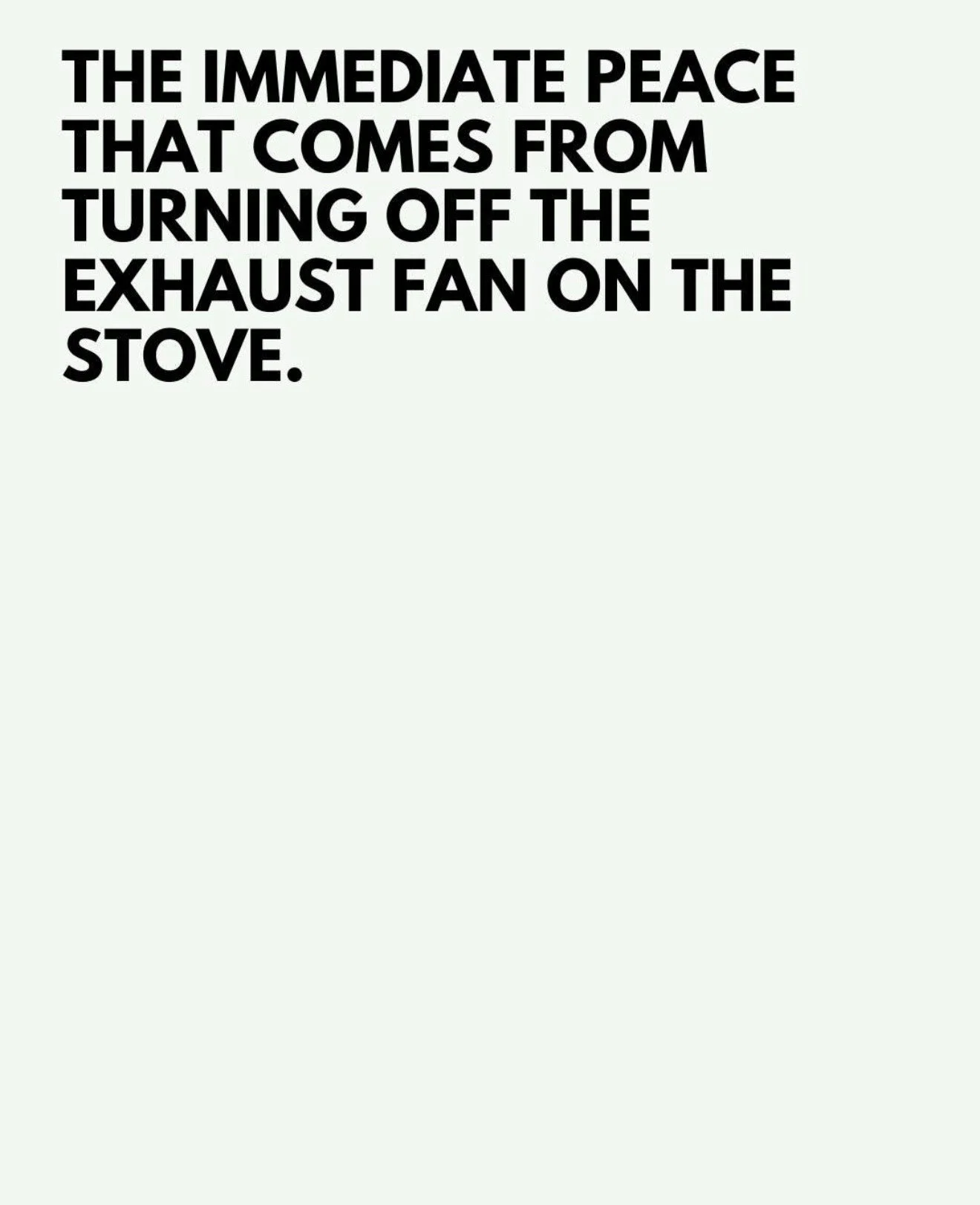 And if we&rsquo;re going for true, existential calm, remove every lightbulb in every overhead light. 

#LetsTalkCandidly
Via @over40vibes