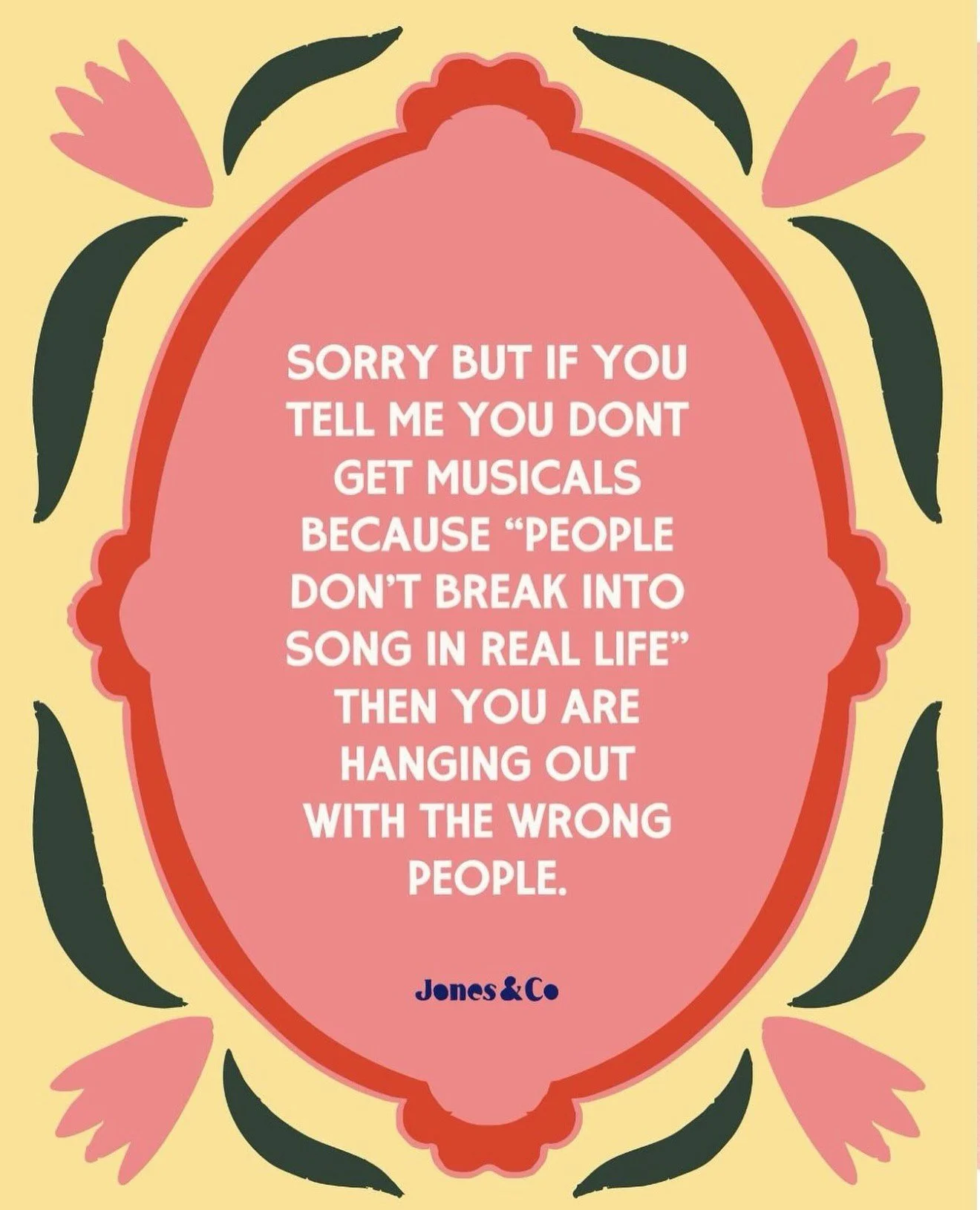Why is breaking into song the ONE thing they find unrealistic yet the absurd violence and chase sequences and ludicrous fighting that not one human being could possibly survive is A-OK?

#LetsTalkCandidly
Via @therelatablewall
