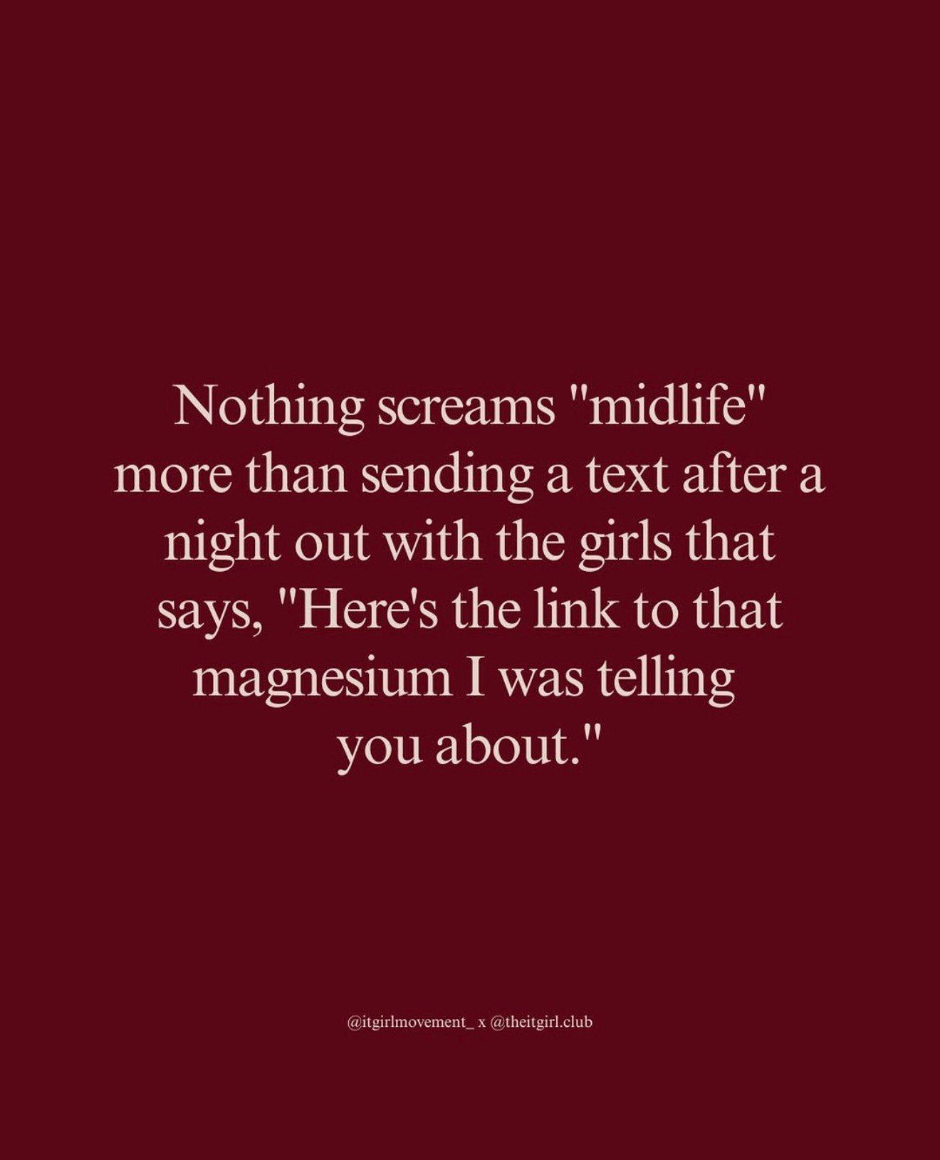 Olds! Unite! But actually though, we MUST know the supp you can&rsquo;t live without also what are your thoughts/experiences with creatine ALSO who has tried a &ldquo;natural&rdquo; GLP1 supp and should we try one?

#LetsTalkCandidly
Via @itgirlmovem