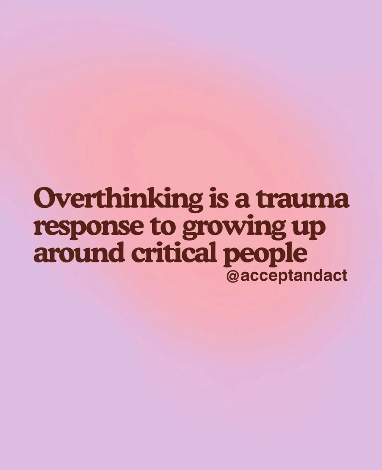 Using past trauma as a way to stay stuck or unhealthy or unhappy is not the goal. But we do feel certain that recognizing the reasons for our current patterns is the first step to forging whatever new path we urgently decide is our new direction. We 