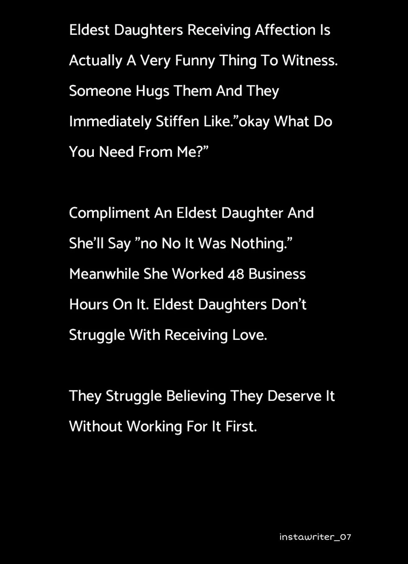 Perhaps only a niche audience will respond viscerally to this but it felt urgent nonetheless. 

#LetsTalkCandidly
Via @instawriter_07