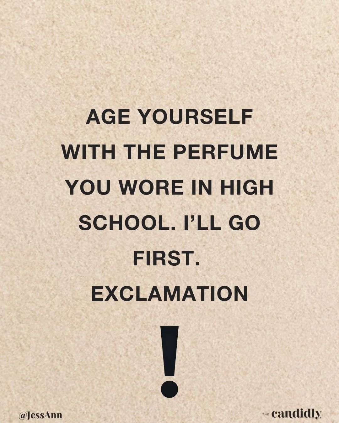 We stole our mom&rsquo;s Anais Anais. You?

#LetsTalkCandidly
Via @jessann