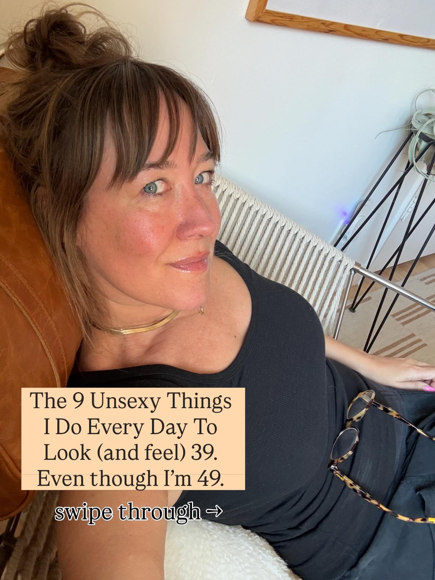 Hi I&rsquo;m @audiebird. Here are the 9 (unsexy) things I do and eat and use nearly every day to be as hot and healthy as humanly possible at age 49. Saying I look 39 is a really big swing on the internet because disgusting men like to roll up and re