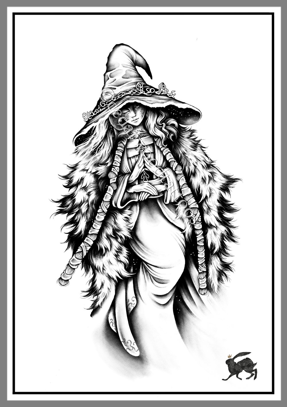 Exclusive ELDEN RING art print of Ranni The Witch