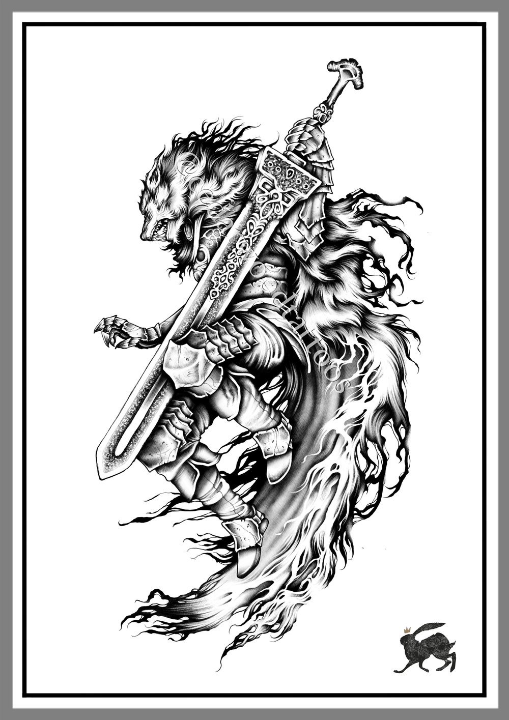 Elden Ring Art | Malenia | Signed print