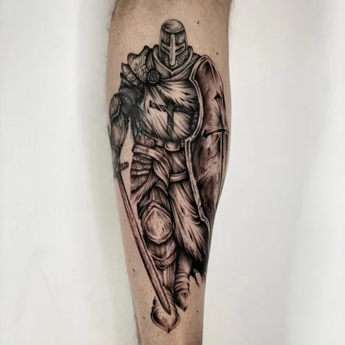 Knights Templar Armor Tattoo
