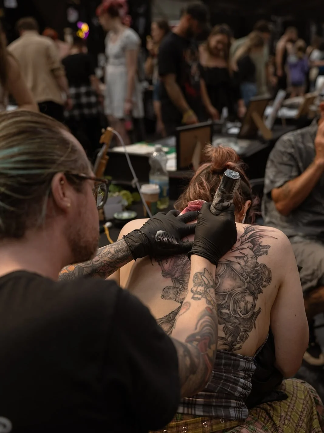 Finally getting around to processing the aftermath of our weekend at the @cornwalltattooconvention1 thank you to everyone who came to my booth and chatted with me. Feeling very inspired by your ideas and your wonderful comments. Looking forward to wo