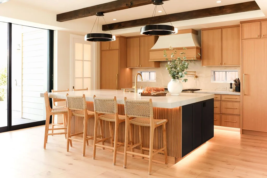 Light up island kitchen area