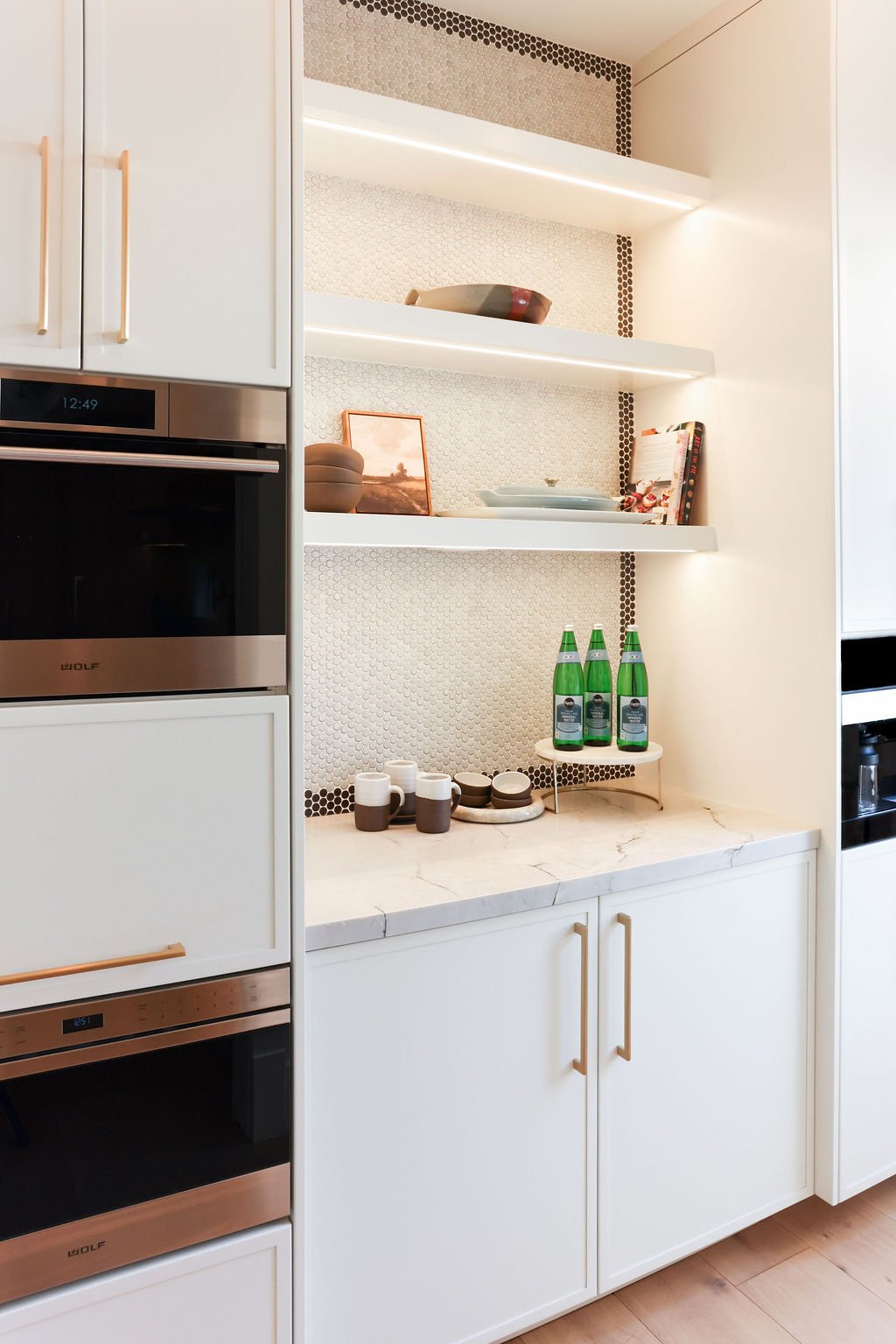 Custom Butler's Pantry with Wolf appliances