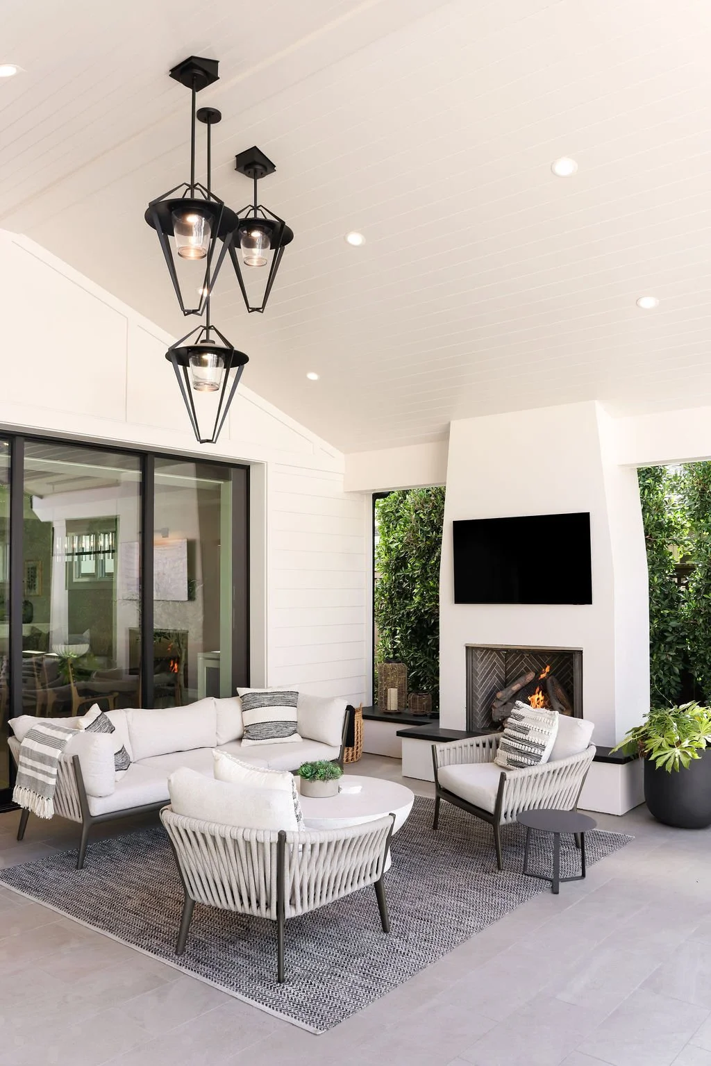 Outdoor hubberton forge custom lighting and Browne Jordan furniture