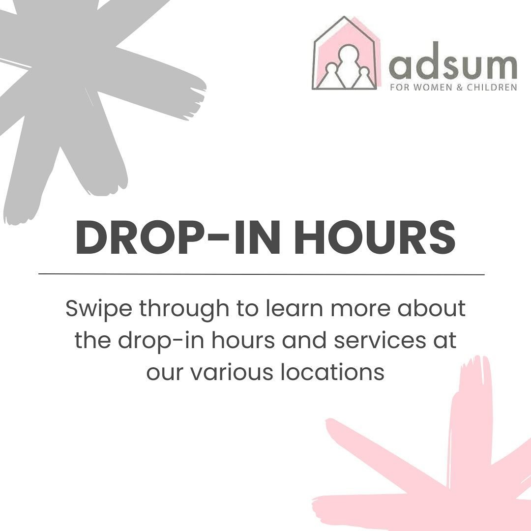 We have updated our drop-in hours.

Swipe through to learn more about the services available!