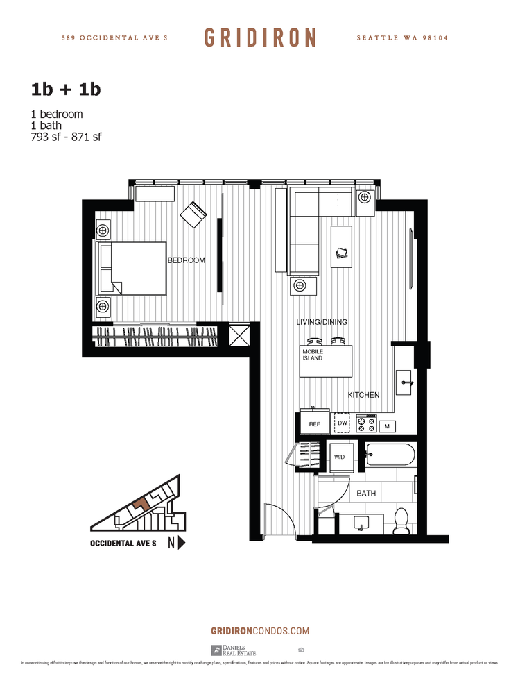 One bedrooms