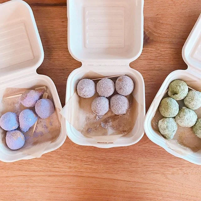 Y&rsquo;all, #mochi #munchkins are a thing and I am way ok with that. 🍩