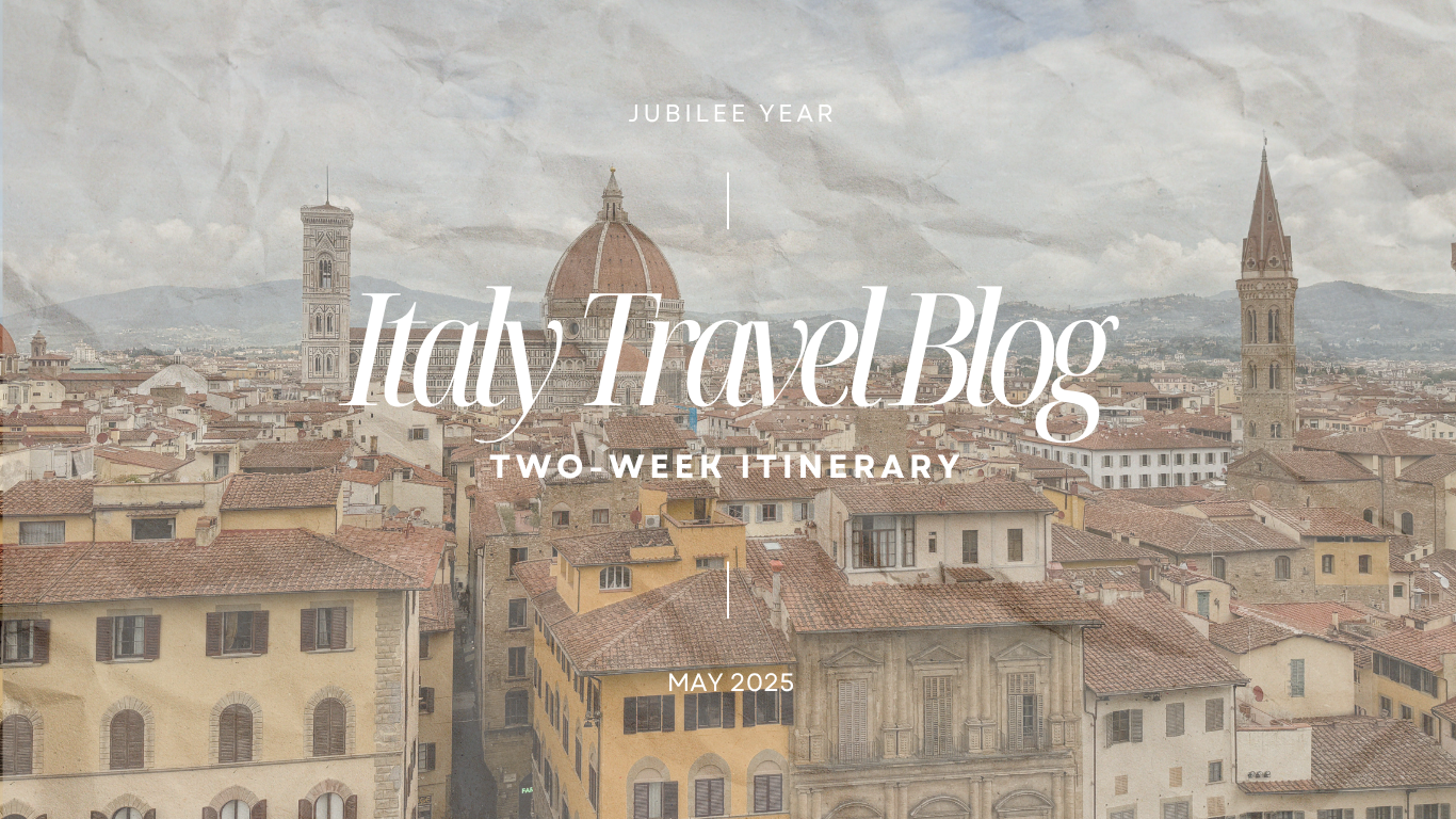 A Two-Week Travel Itinerary in Italy during Jubilee Year