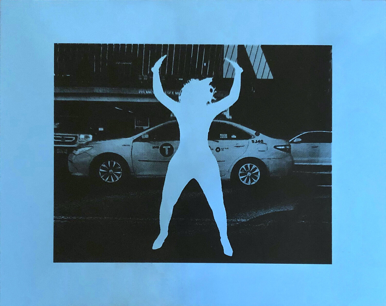 Ayana Evans
 ,My Colonial Get-away: Fu** It, I Ain't Budgin' Series- woman jumping in street