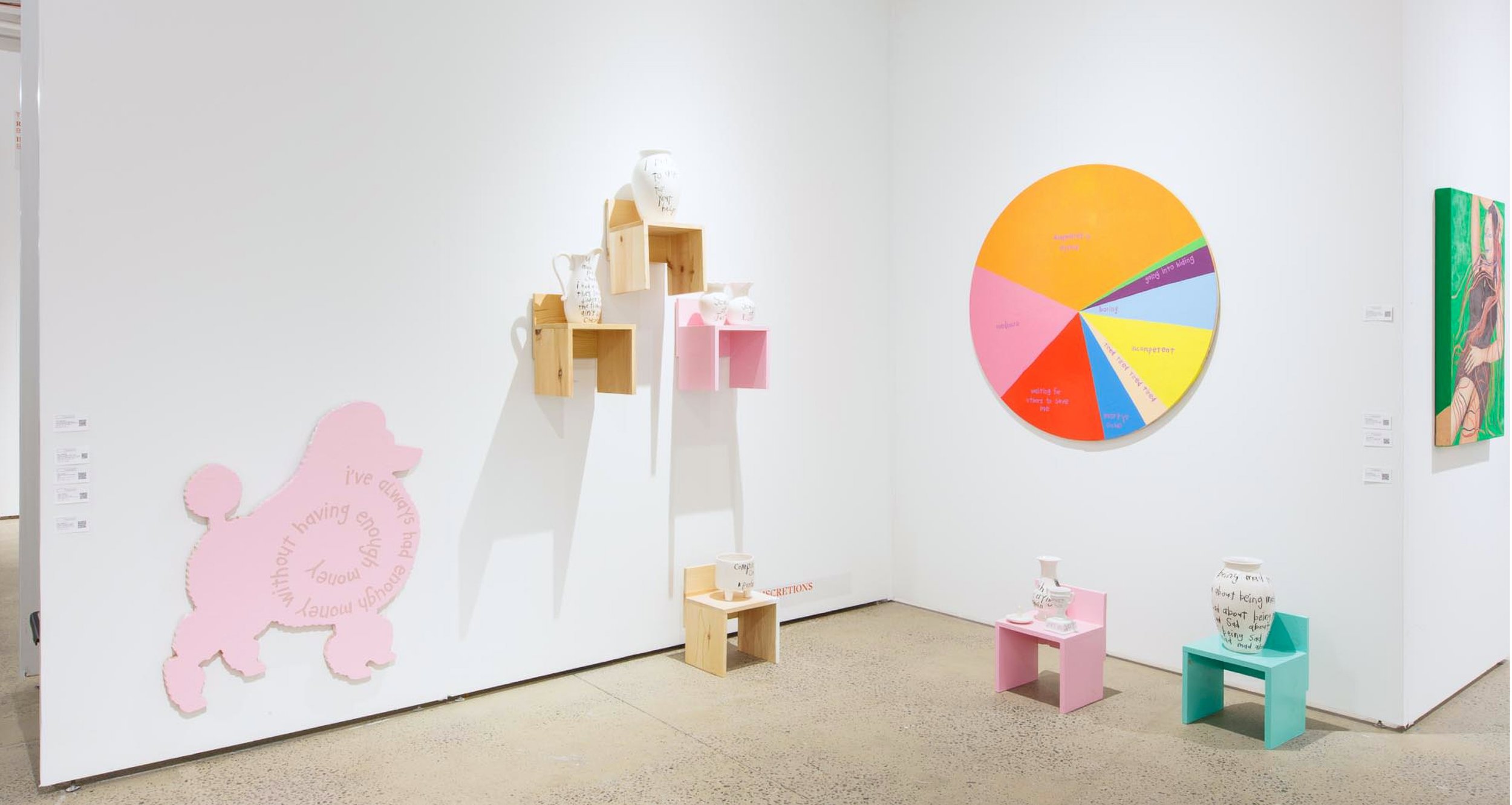  Installation view of works by Cary Leibowitz at New Discretions (New York, NY) space at Future Fair. © David Willems Photography 