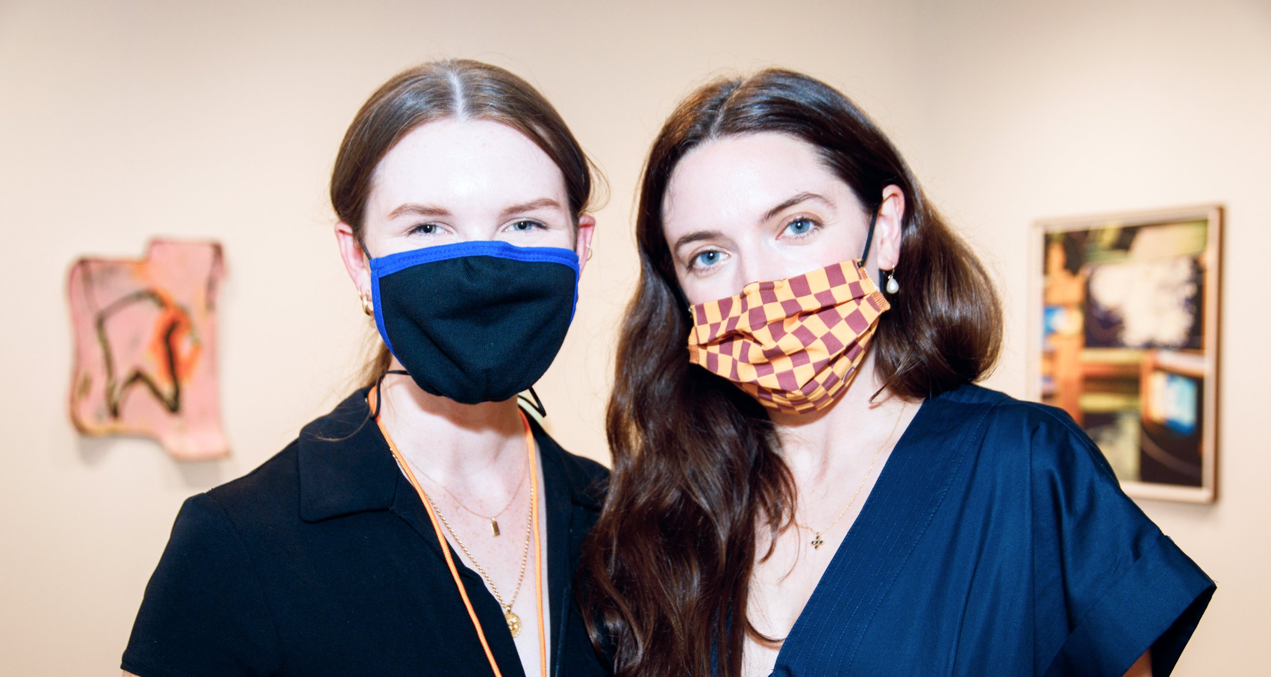  Kaytlin Nodine and Emma Fernberger of Ross + Kramer Gallery (New York). © David Willems Photography 