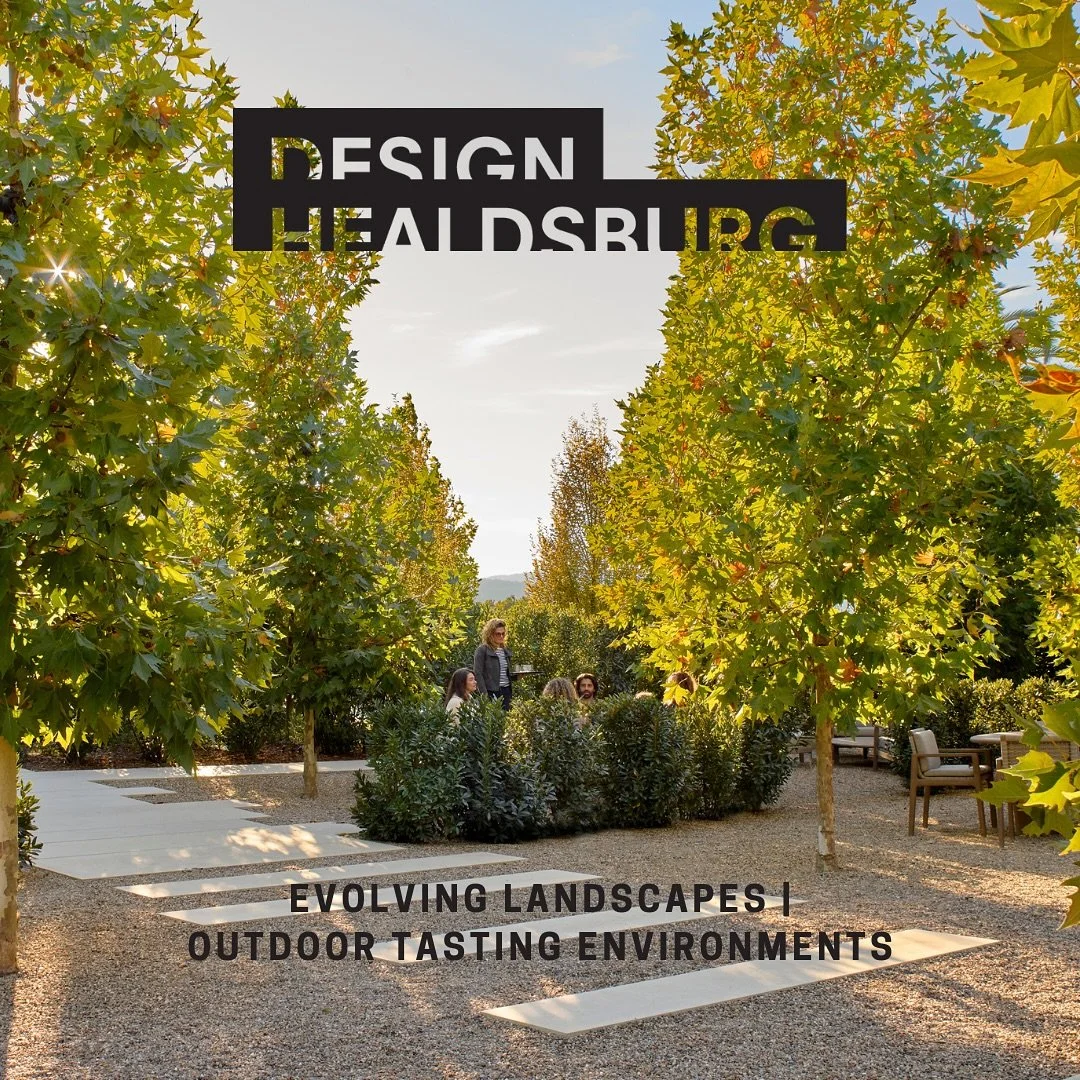 Join MFLA Partner, James Munden, for a conversation about three local wineries in Healdsburg and the variety of approaches to designing successful outdoor tasting environments amongst a quickly changing industry.

James Munden will be joined by indus