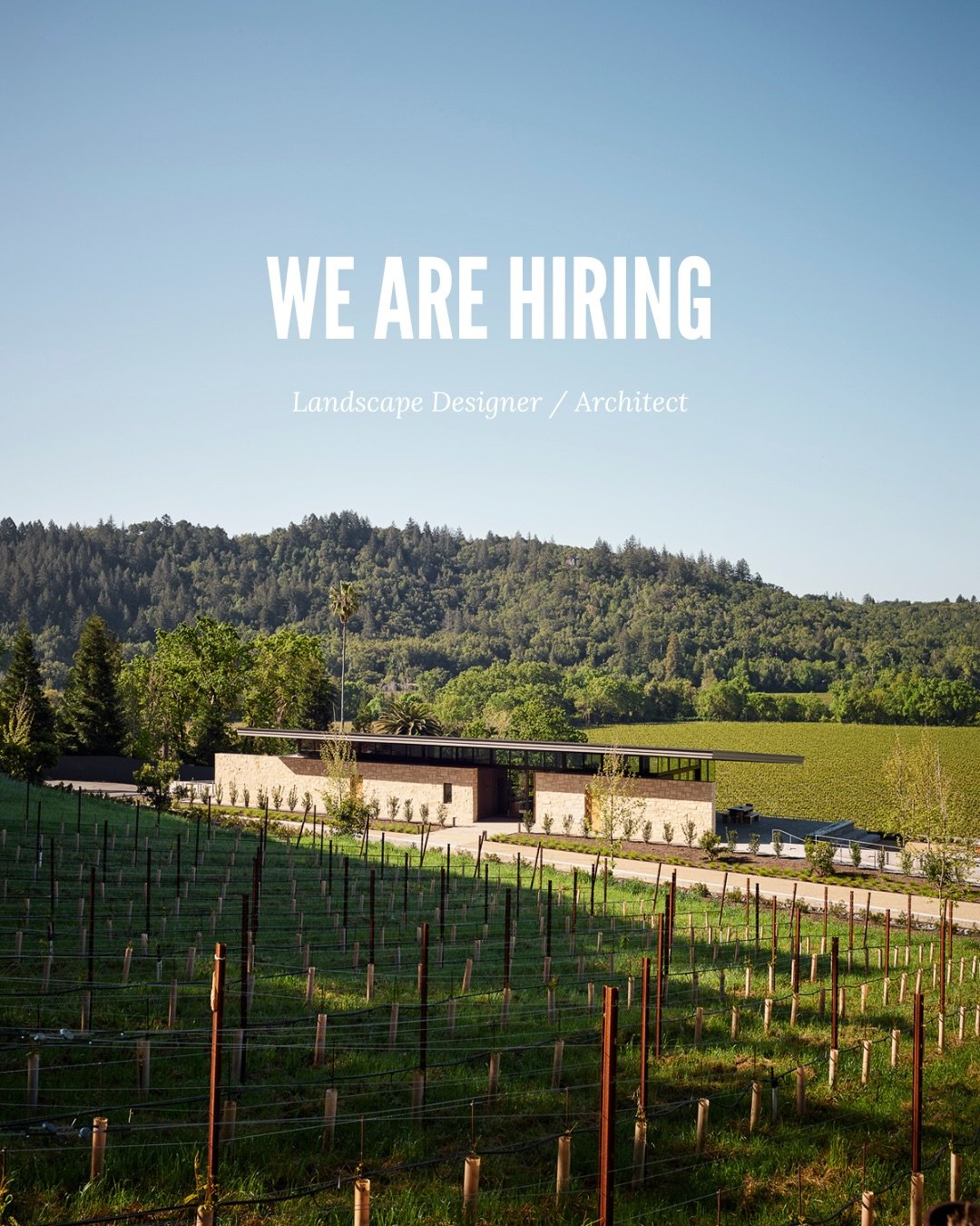 MFLA are expanding our design team with a Landscape Designer/Architect role at either our San Francisco or Healdsburg, CA studios.

Join a highly creative, busy and tight knit team made up of a dedicated group of designers working on a wide range of 