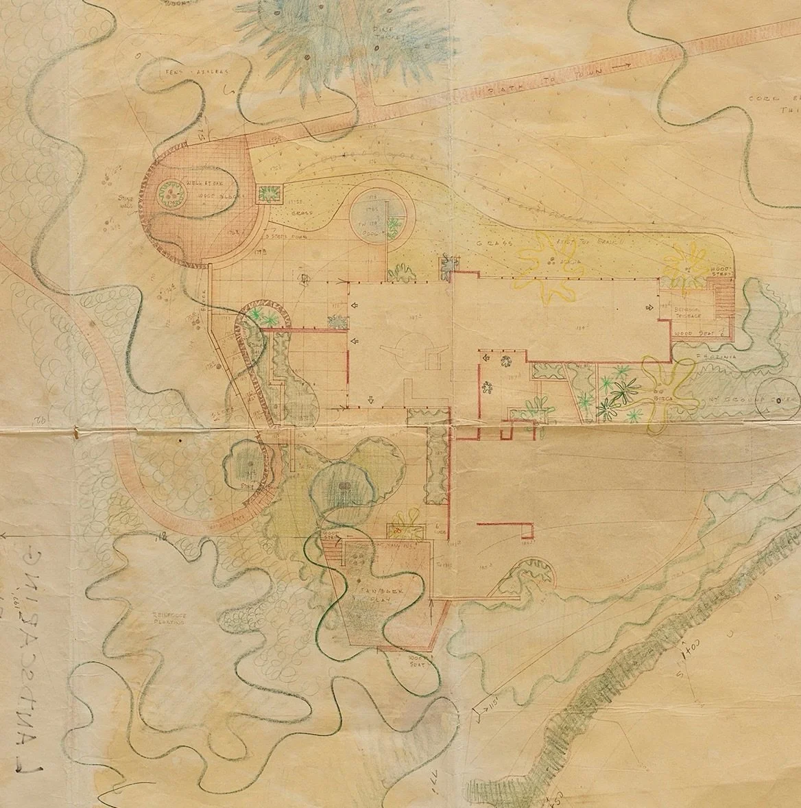 The historical preservation and enhancement of Lawrence Halprin&rsquo;s original residential design of this Mid-Century Modern home, began about 5 years ago for the MFLA studio. The property was originally designed and constructed in 1950 on a 1.25 a