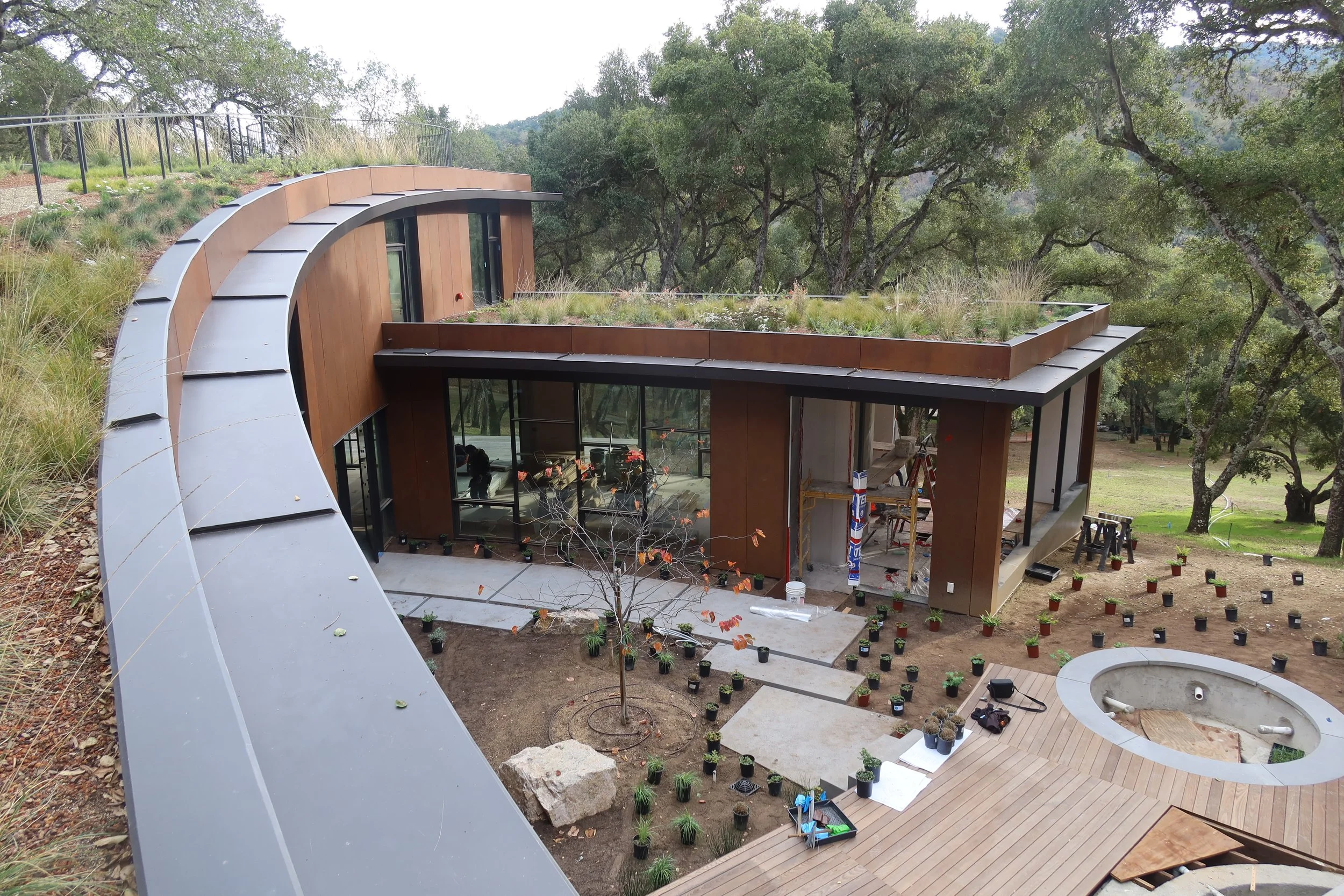 Curveball residential home in Santa Lucia Preserve