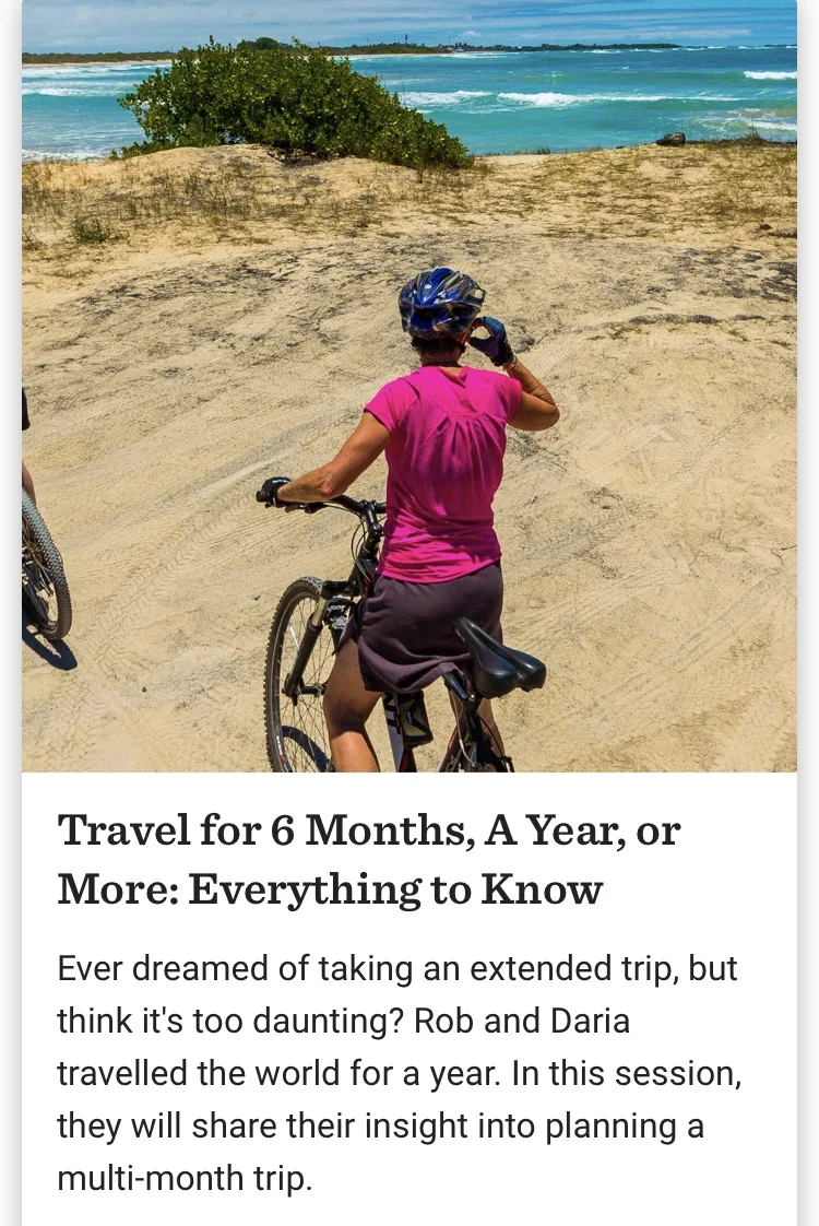 Travel Talk - REI Minneapolis, Minnesota 