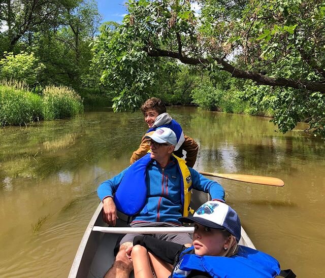 Stunning paddle on the Seine today. Saw turtles, birds, fawn. Hard to believe  this river runs right through our city! We did the St. Vital section and can&rsquo;t wait to explore more! Fun even when it poured! #winnipeg #winnipeg #exploremb #canoe