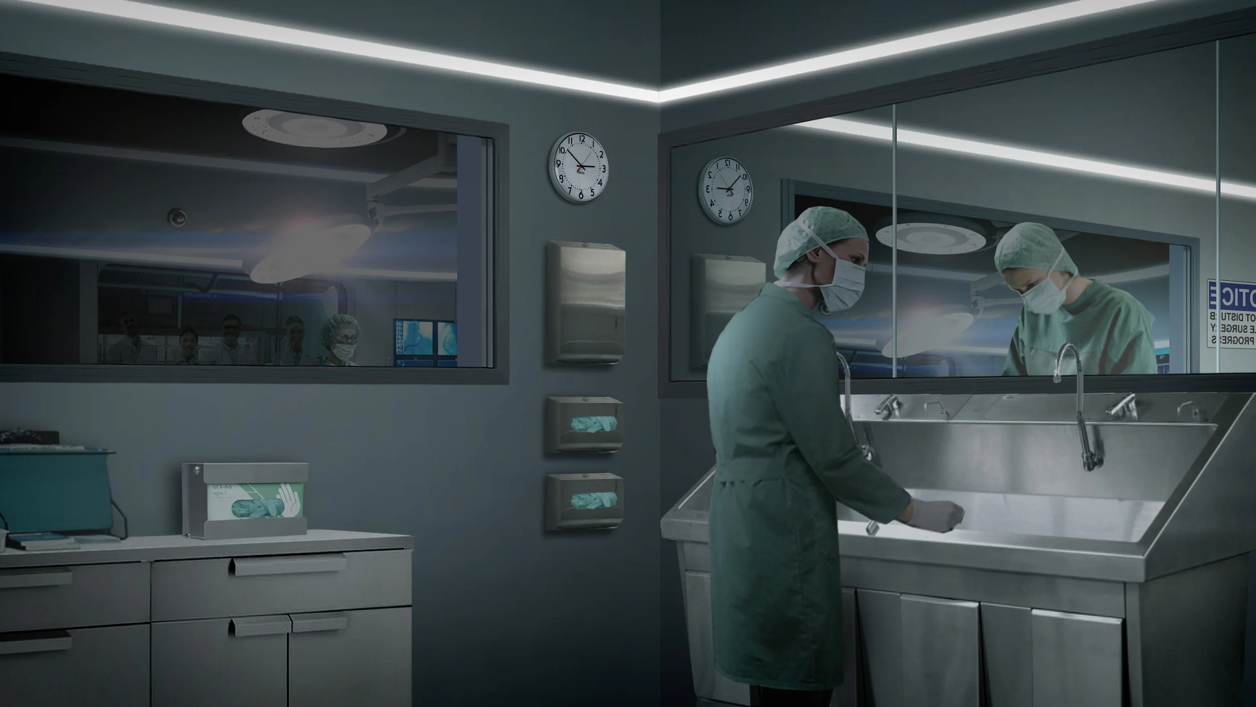 OPERATING SCRUB ROOM CONCEPT