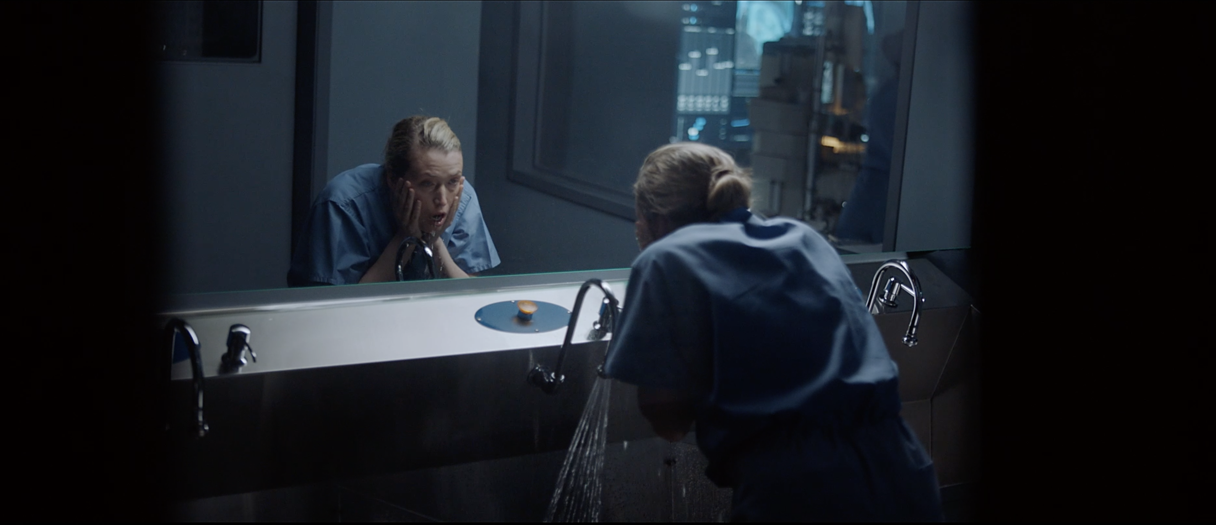 OPERATING SCRUB STILL