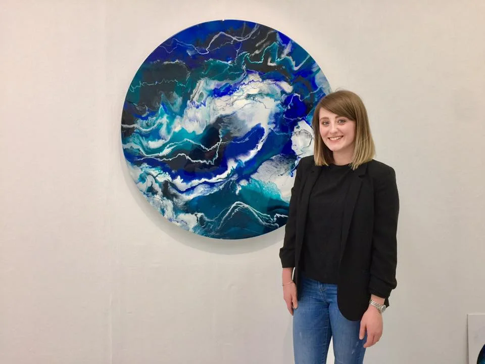 Jade with ‘Adaption’ piece