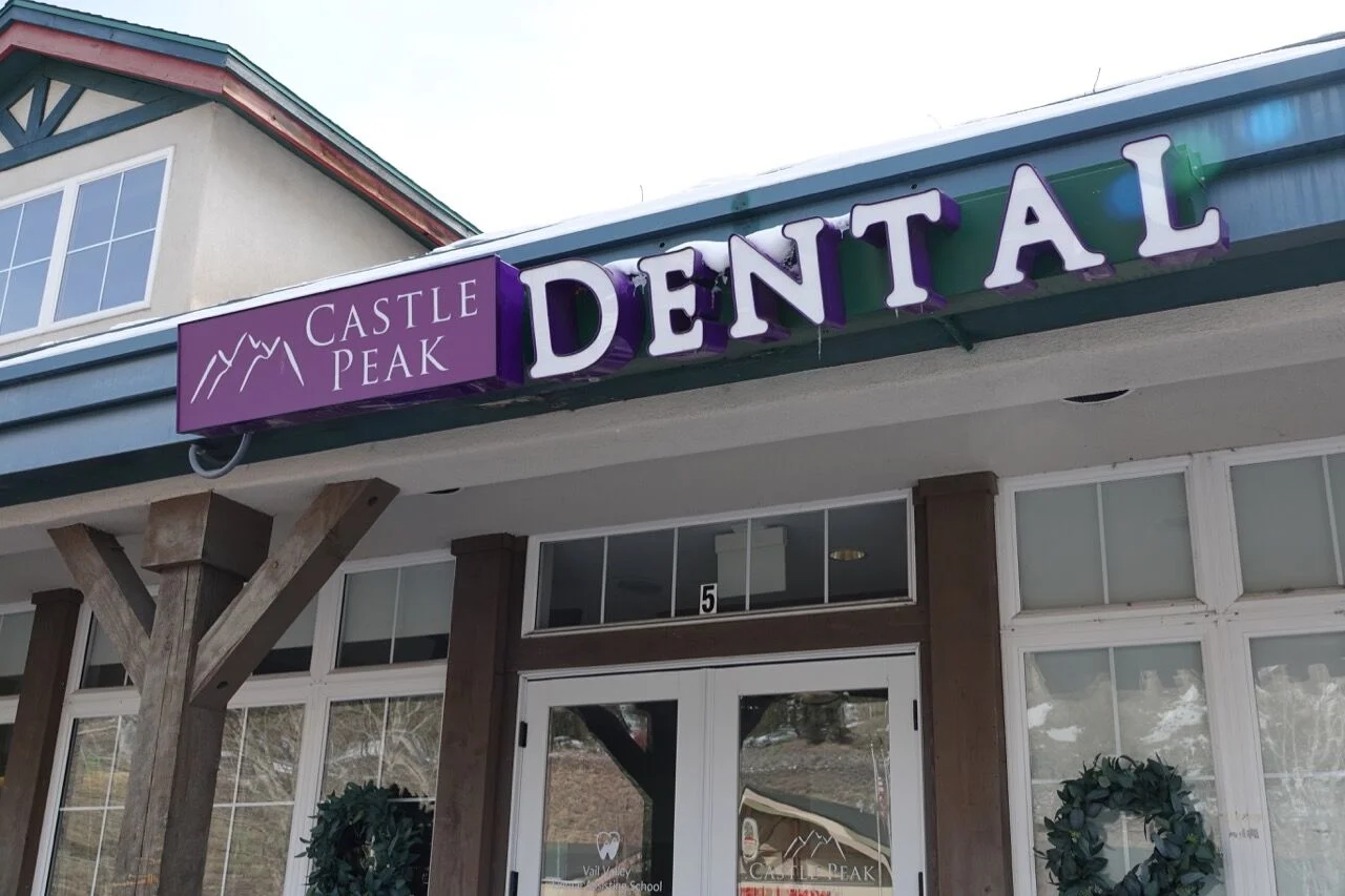 Castle Peak Dental Sign and Entrance