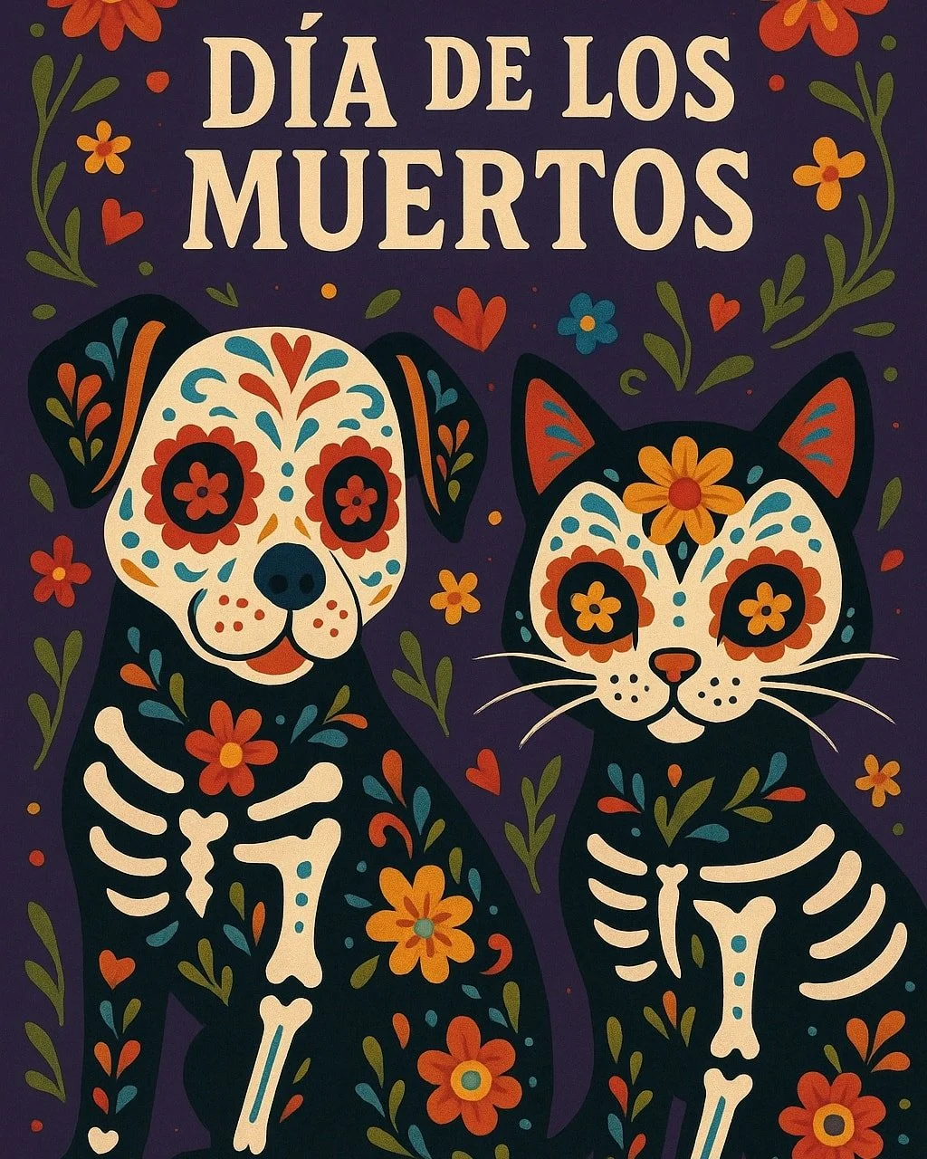 🌼💀🐾 D&iacute;a de los Muertos &ndash; From Us, Your Rescue Pets 🐾💀🌼

Hi friends, it&rsquo;s us &mdash; the pets you&rsquo;ve rescued, loved, and given a second chance. Today is a very special day for us. On October 27th, the day set aside to ho