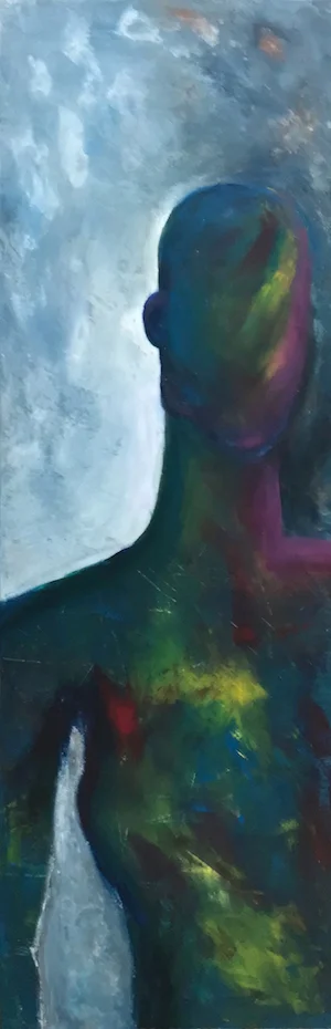 Mixed media on cotton canvas 20” X 60” X 1.5” Contact me for availability.