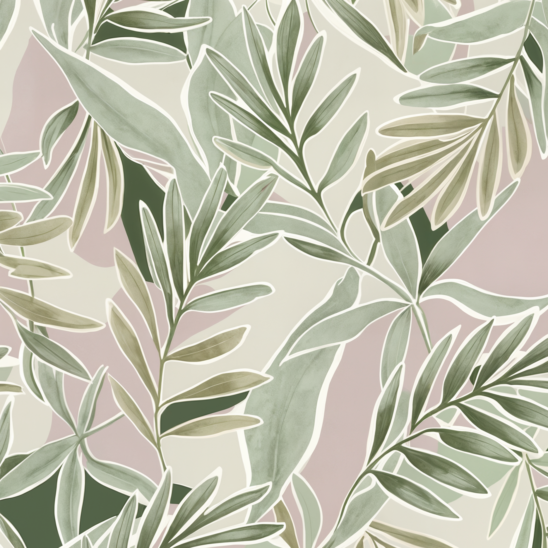 A+botanical+print+of+overlapping%2C+stylized+leaves+and+fronds+in+muted+shades+of+green%2C+beige%2C+and+ma....png