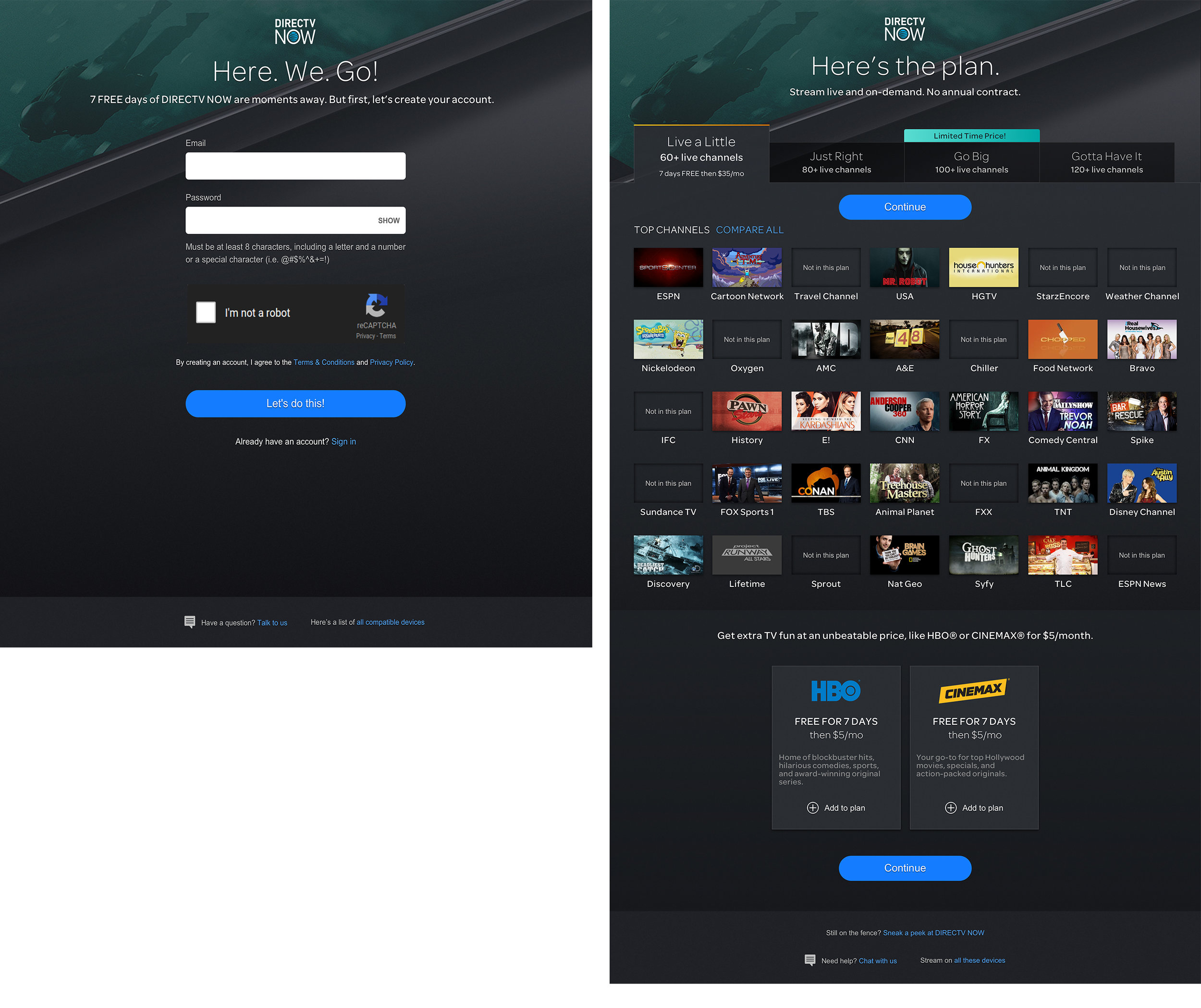 DIRECTV NOW — ADRIAN ROMAN