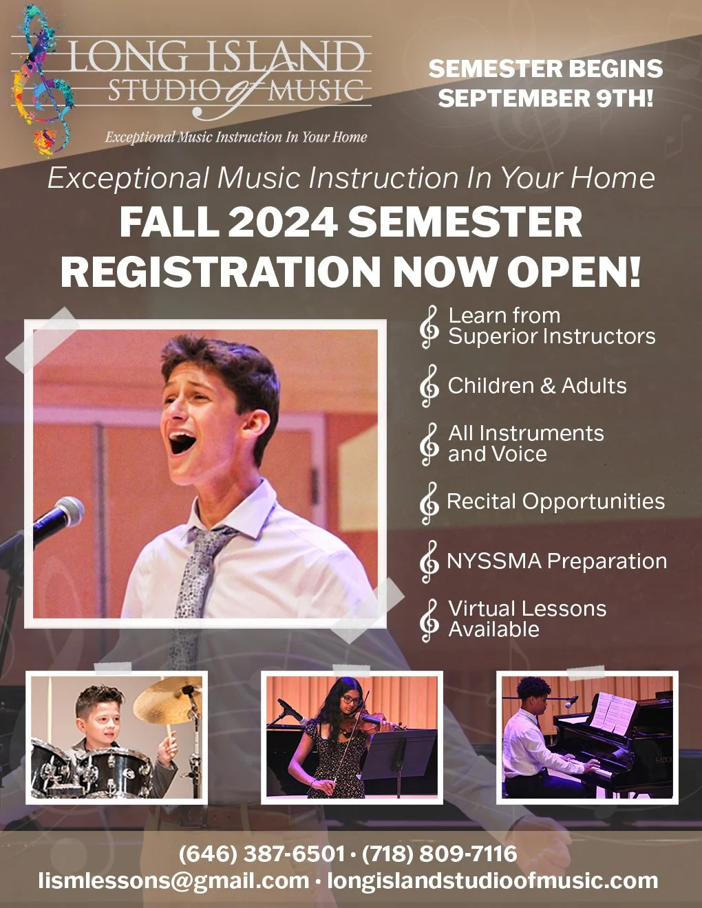 Music Lessons in your home, long island, long island school of music, piano lessons, guitar lessons, in home, in your home, drum lessons, piano lessons, child music lessons, adult music lessons, long island, Suffolk County