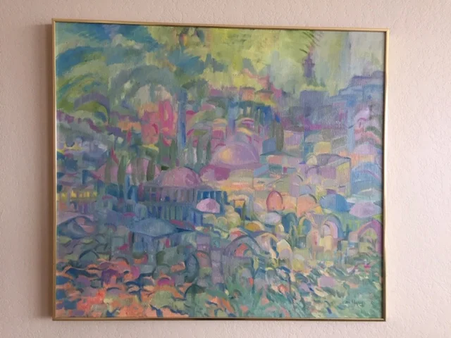 Middle East Cityscape  36 x 32