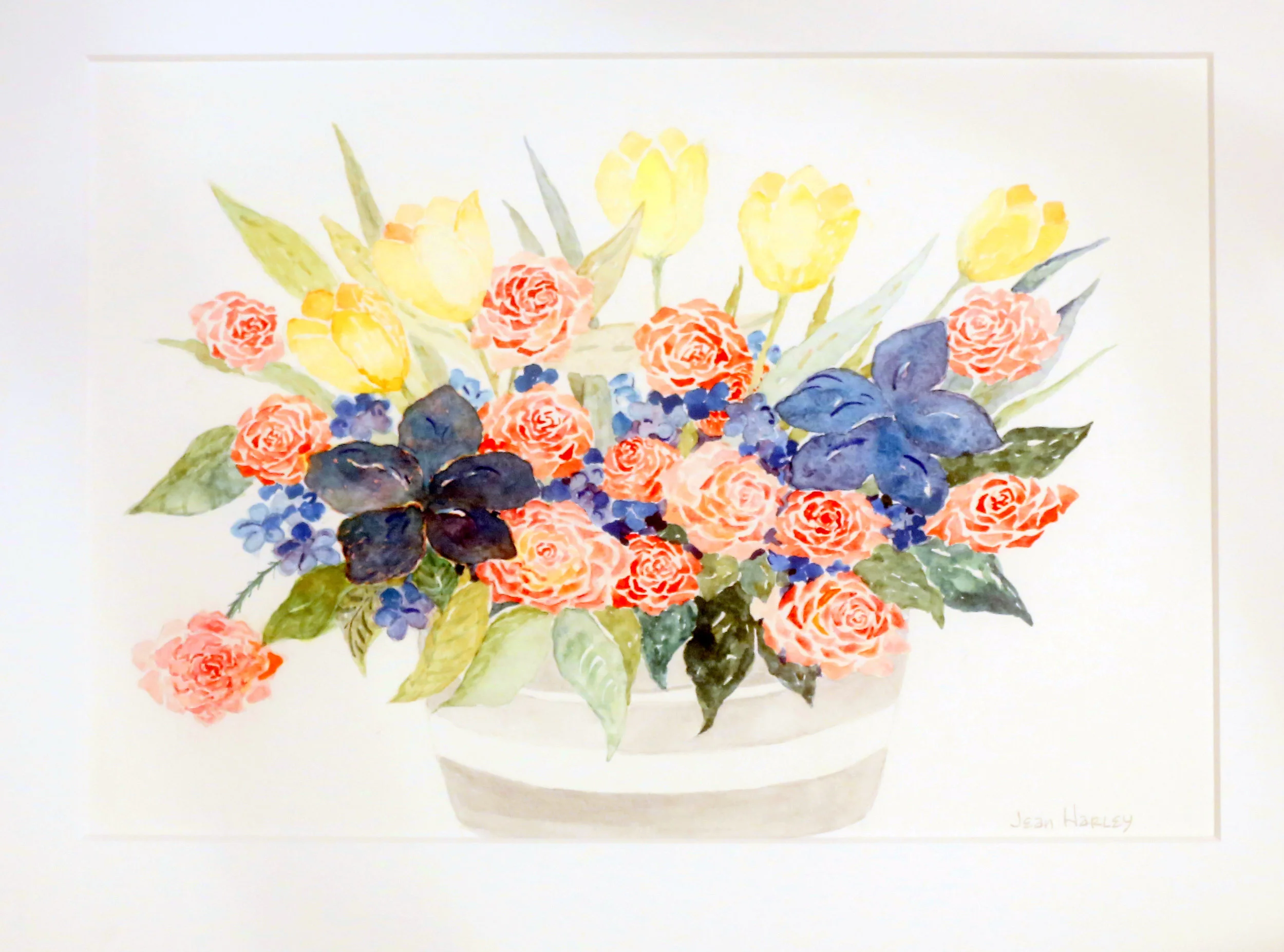 Bouquet Of Roses  13 x 9