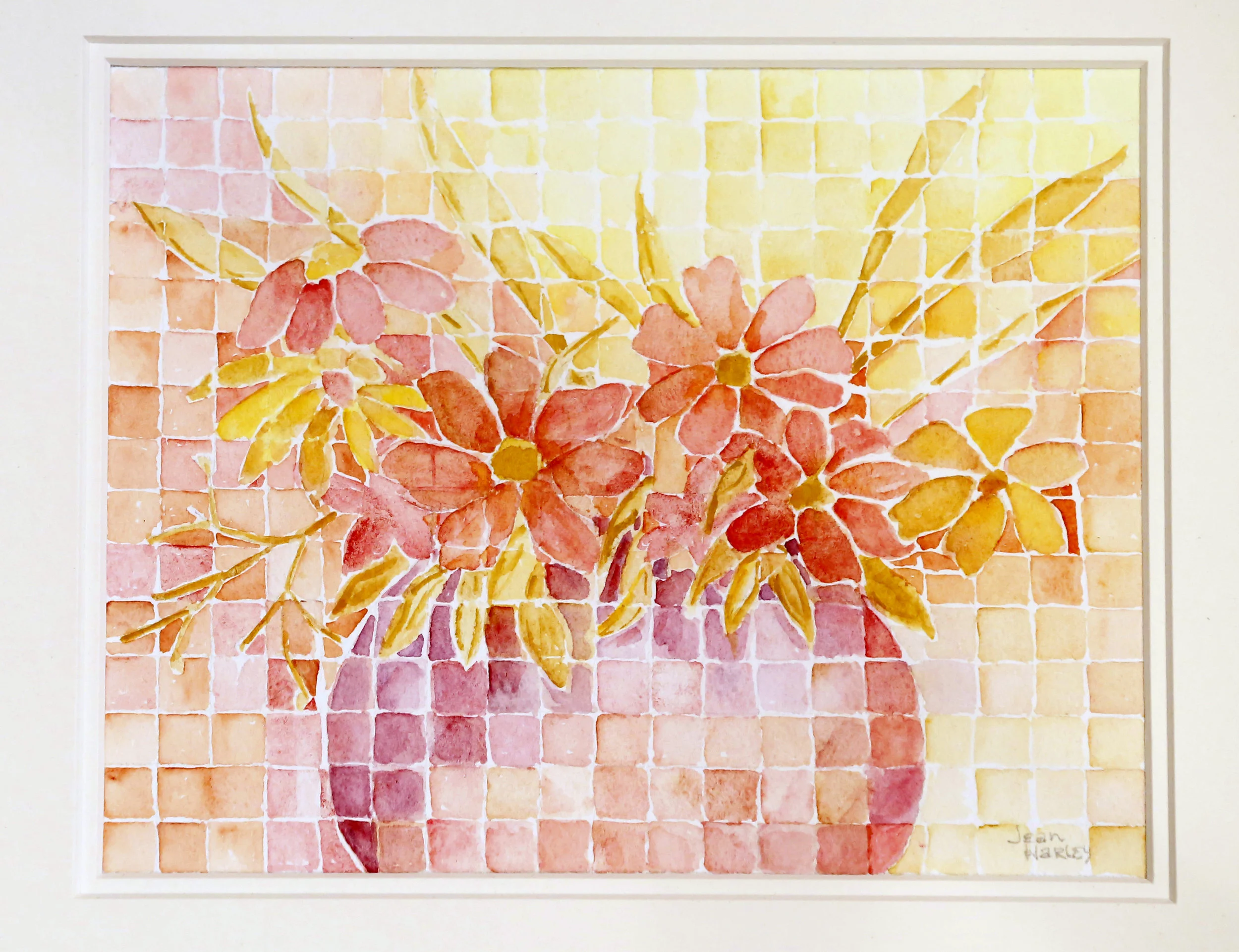 Geometric Bouquet  9.5 x 7.5