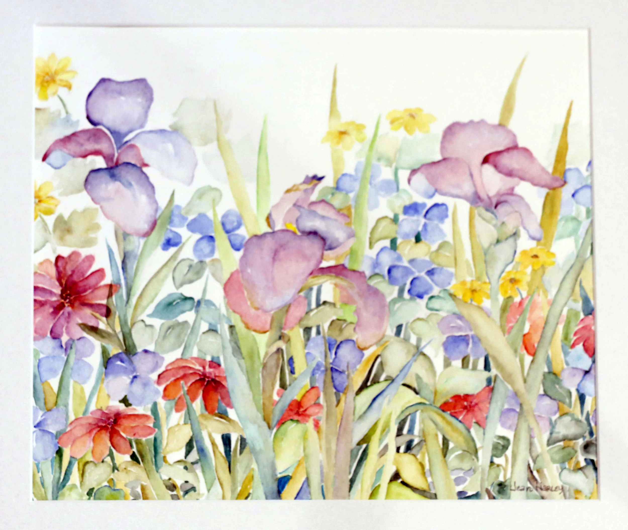 Rhapsody In Blues And Purples  13.75 x 11.75