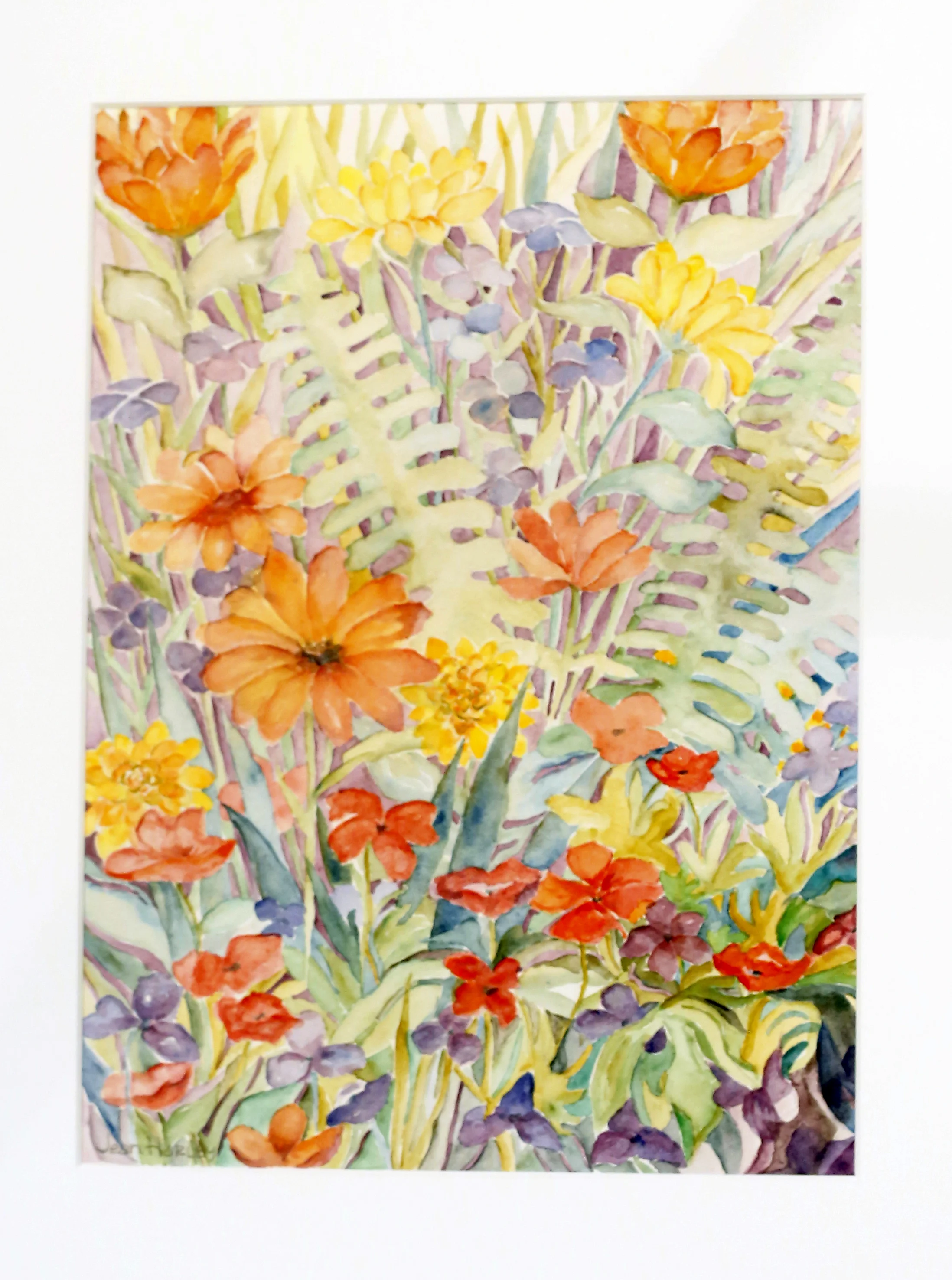 Woodland Ferns  10.5 x 14.5