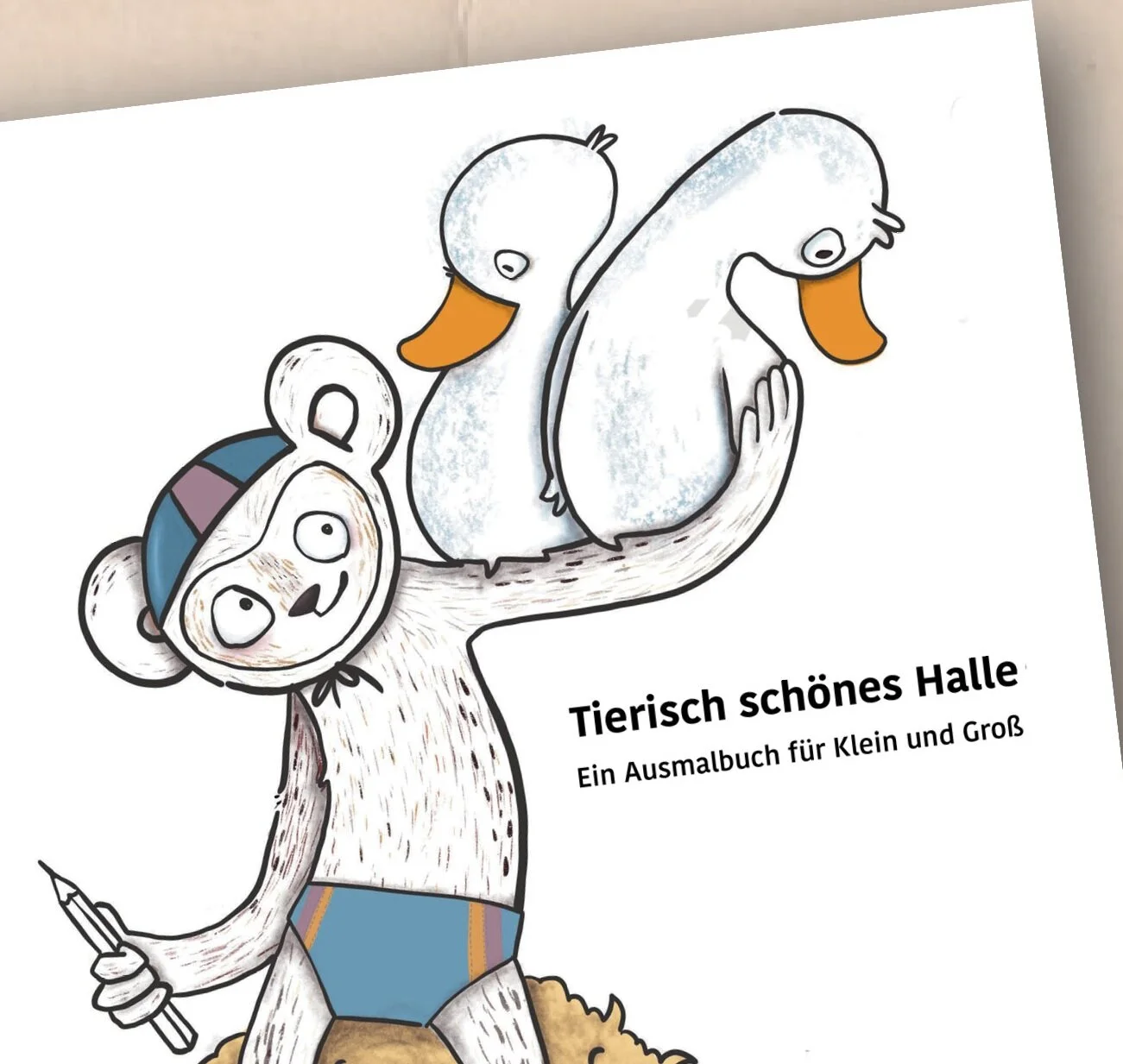 Tierisch schönes Halle - ein Ausmalbuch für alle