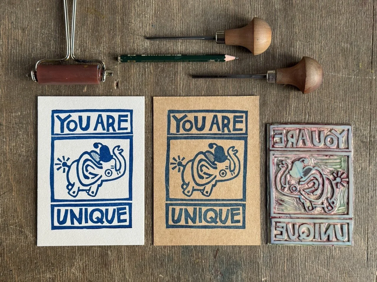 Karte YOU ARE UNIQUE