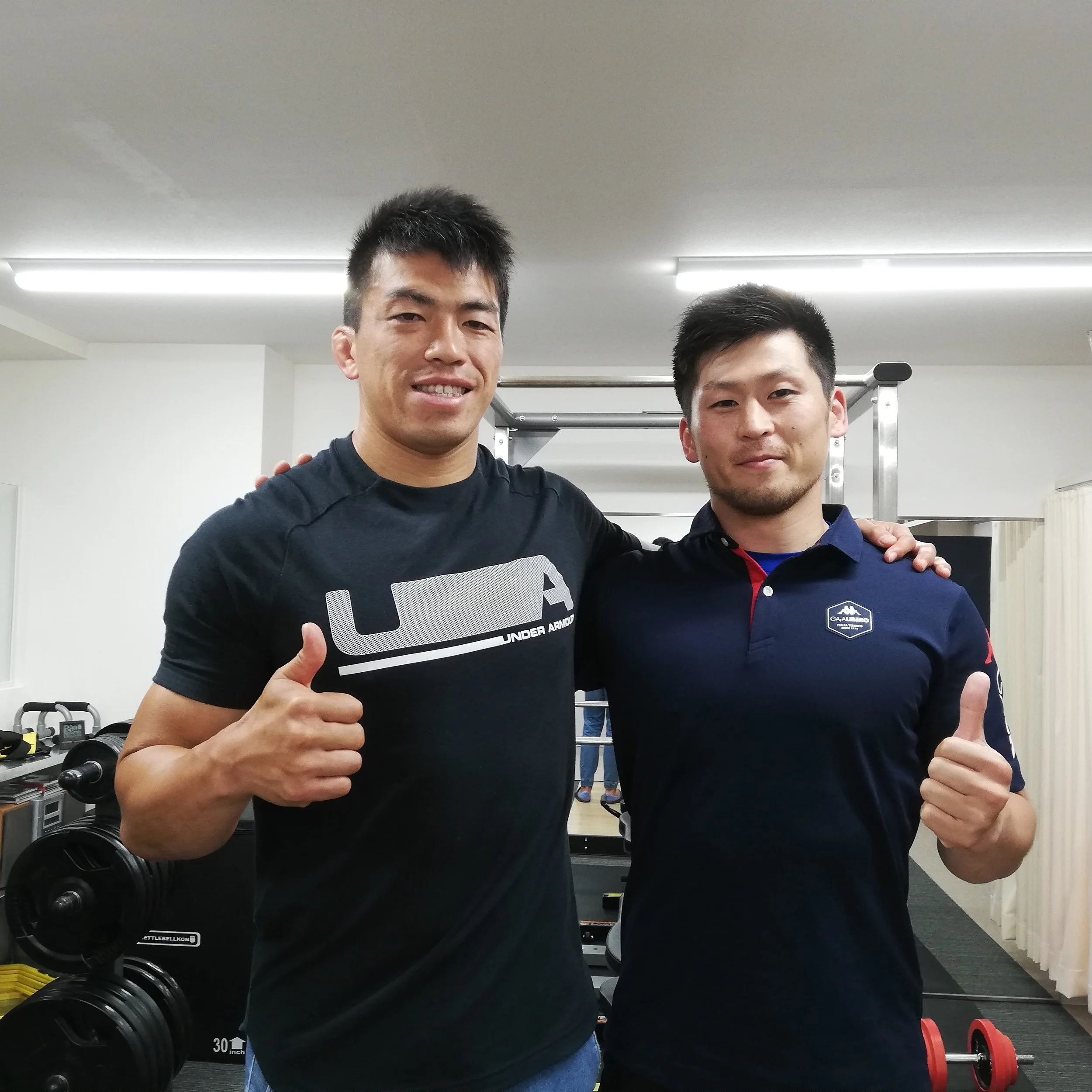ラグビー元日本代表選手来院