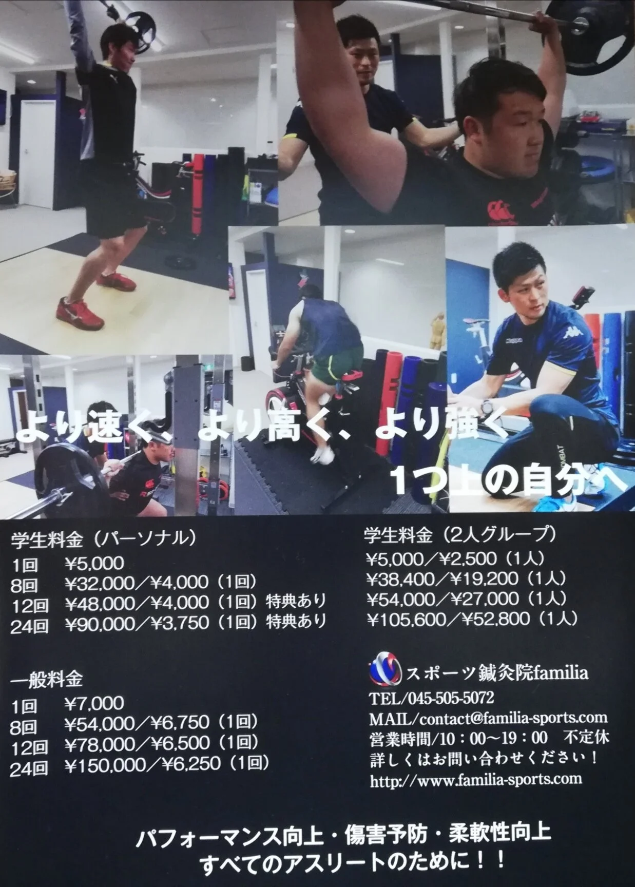パーソナルトレーニングの料金について