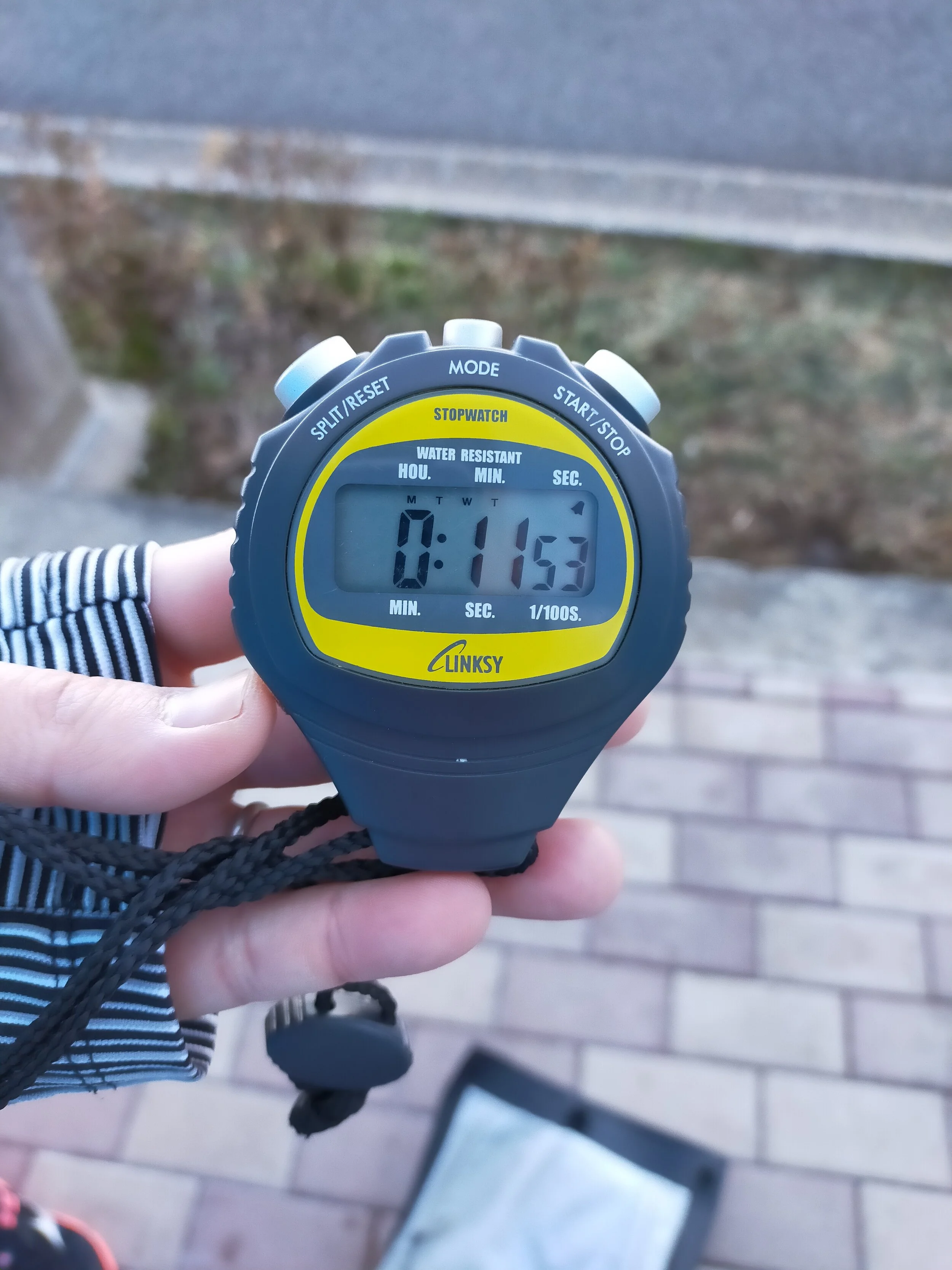 100m走してみました